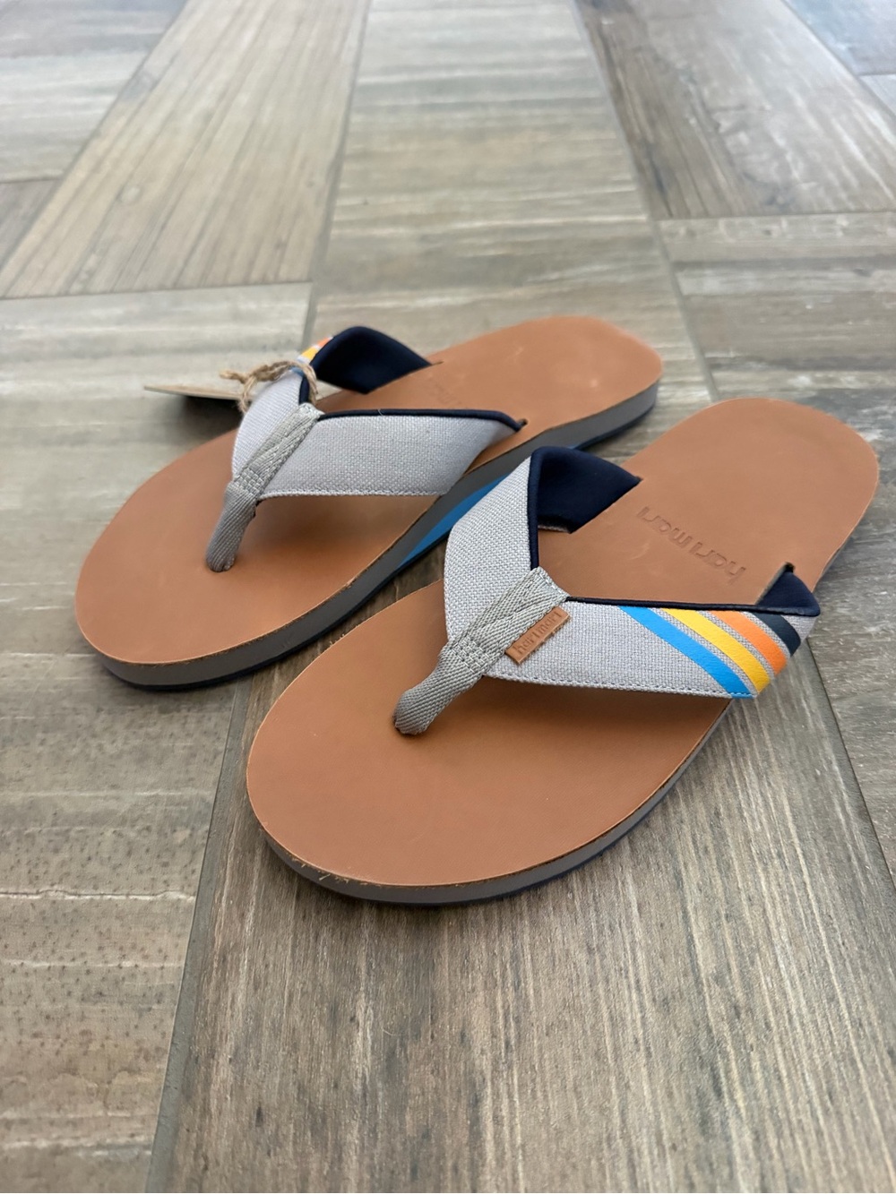Hari Mari Men's Del Mar flip flops size 10 - Picture 2 of 9